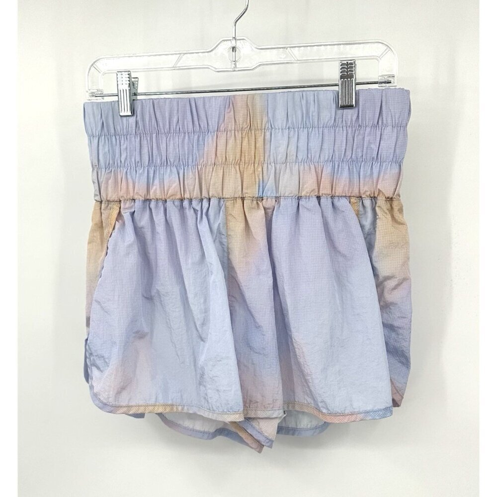 FREE PEOPLE FP MOVEMENT the way home shorts high rise lined athletic colorful L - Picture 2 of 10